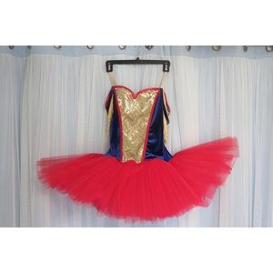 Ballet costume. Patriotic Stars and Stripes